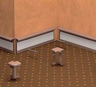 Плинтус для ковролина: особенности, примеры укладки