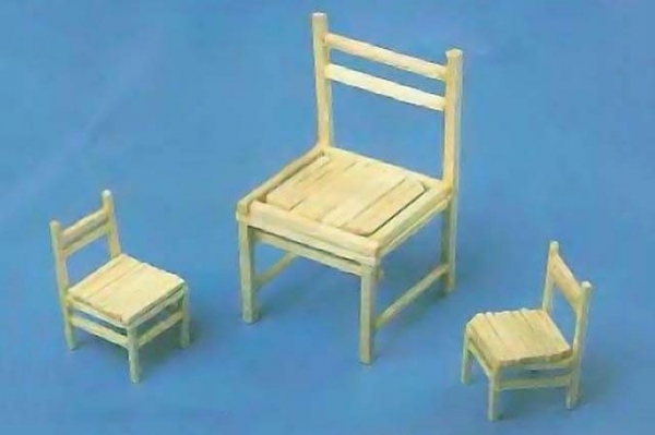 Поделки из спичек: домик, церковь, колодец, мебель