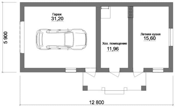 Проекты гаражей с хозблоком: надежное укрытие и удобная мастерская