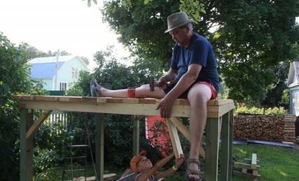 Игровой домик для детей: пошаговые фото, схемы, чертежи Игровой домик для детей: пошаговые фото, схемы, чертежи