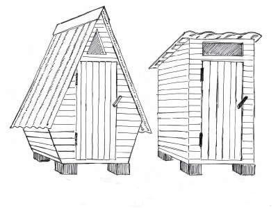 Туалет на даче своими руками &mdash; чертежи и размеры