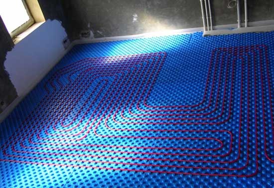 Маты для водяного теплого пола из пенополистирольных плит Маты для водяного теплого пола из пенополистирольных плит