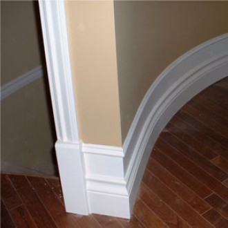 Плинтус напольный полиуретановый широкий: описание, характеристики, монтаж