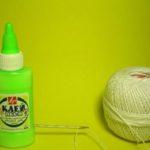 Как сделать новогодние шары своими руками из ниток и клея