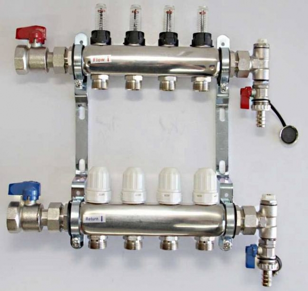 Гребенка для теплого пола – важный элемент системы обогрева Гребенка для теплого пола – важный элемент системы обогрева