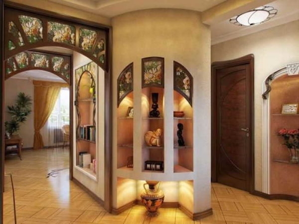 Использование витражей в современном интерьере