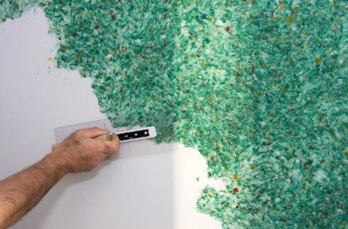 Как сделать жидкие обои своими руками