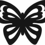 Трафареты бабочек для декора