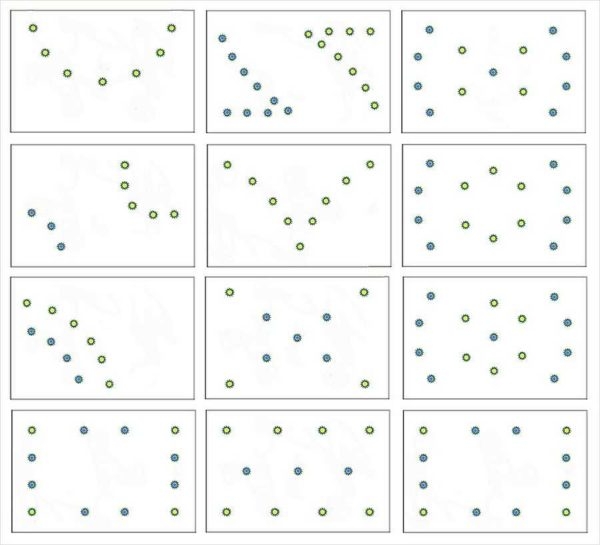Как разместить светильники на потолке