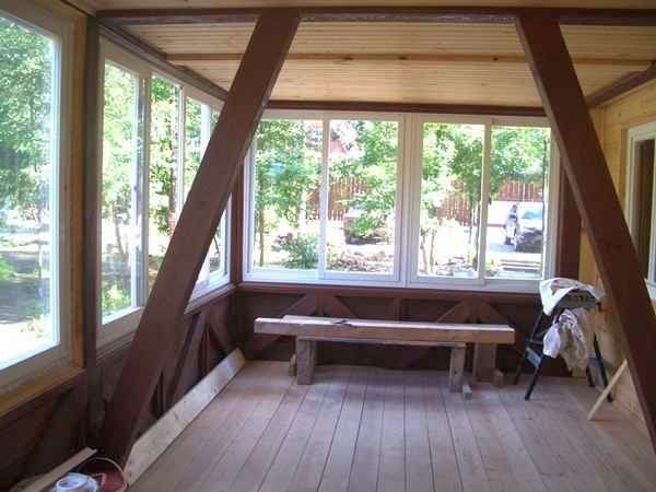Как пристроить веранду к дачному домику и остеклить Как пристроить веранду к дачному домику и остеклить