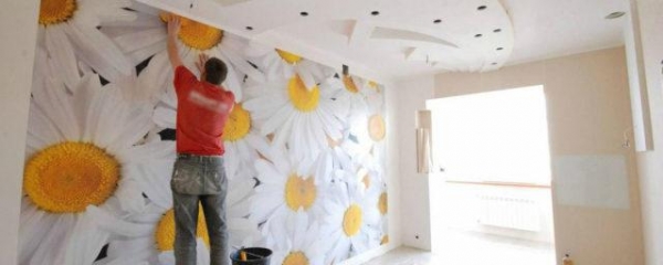 Особенности поклейки фотообоев