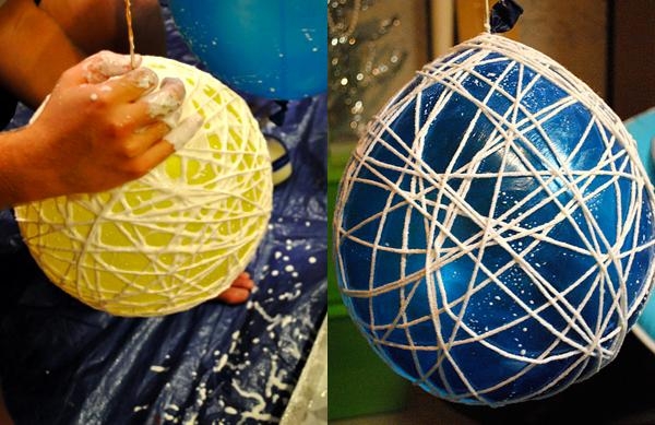 Как сделать шар из ниток