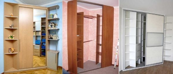 Угловой шкаф купе в гардеробную, спальню, прихожую