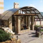 Как сделать беседку из поликарбоната: фото, видео, чертежи Как сделать беседку из поликарбоната: фото, видео, чертежи