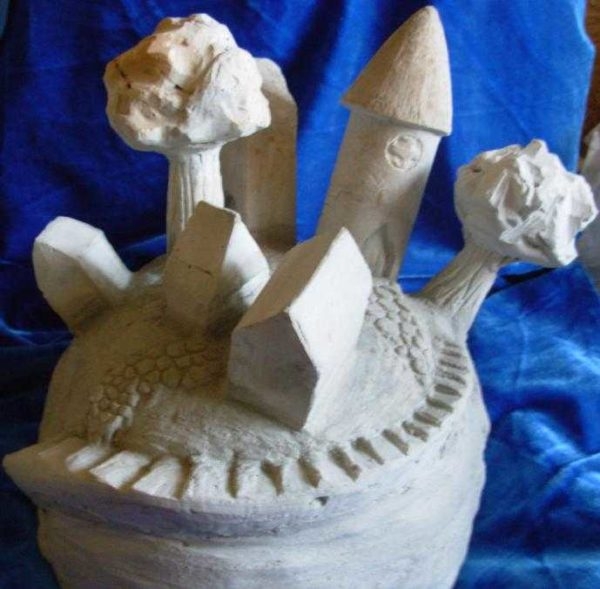 Как сделать фигурки, скульптуры для сада и участка