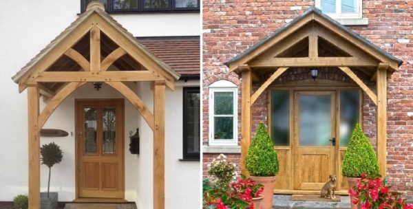 Делаем навес (козырек) над крыльцом частного дома Делаем навес (козырек) над крыльцом частного дома