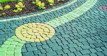 Различные варианты укладки плитки “старый город”