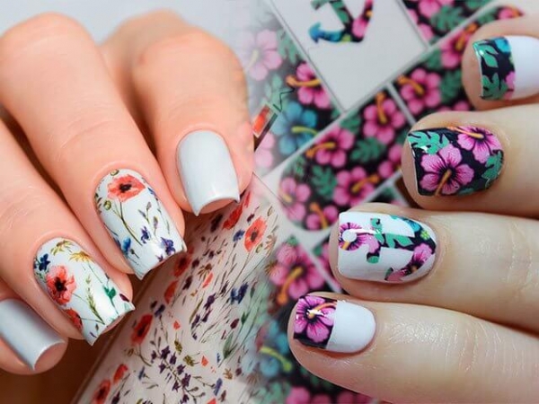 Как правильно и красиво клеить наклейки на ноготь Как правильно и красиво клеить наклейки на ноготь