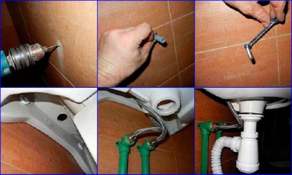 Высота установки раковины в ванной: стандарт от пола Высота установки раковины в ванной: стандарт от пола