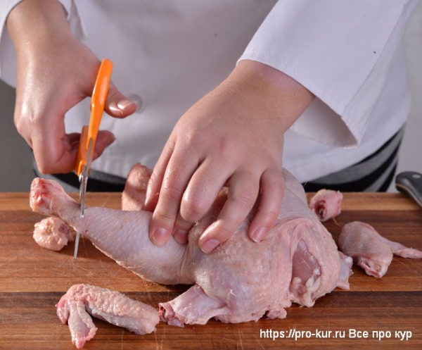 Удаление костей из курицы — способы и советы