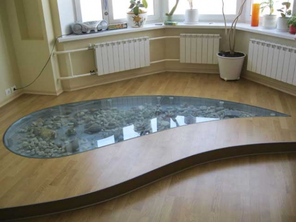 Стеклянный пол &ndash; изысканный дизайн вашего дома