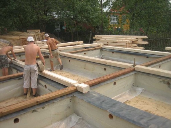 Как построить дом из бруса: технология + фотоотчет + видео Как построить дом из бруса: технология + фотоотчет + видео