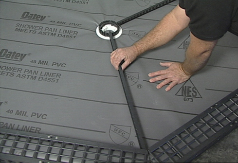 Как установить трап для душа в полу под плитку