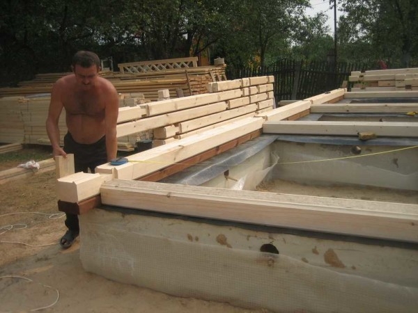 Как построить дом из бруса: технология + фотоотчет + видео Как построить дом из бруса: технология + фотоотчет + видео