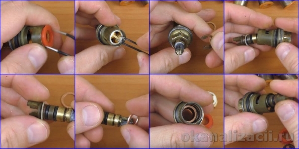 Устройство крана-смесителя для кухни и его ремонт своими руками