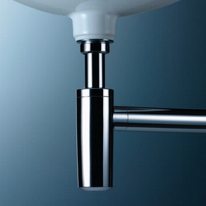 Сифон для раковины с переливом &mdash; выбор и установка