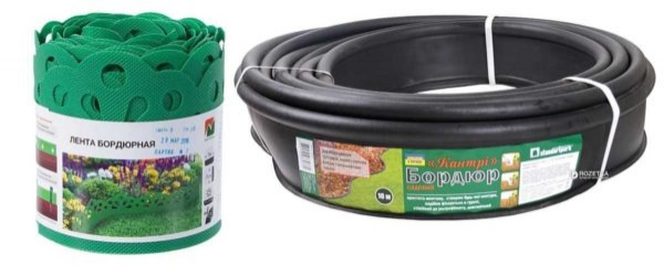 Садовая бордюрная лента для грядок, газонов, клумб Садовая бордюрная лента для грядок, газонов, клумб