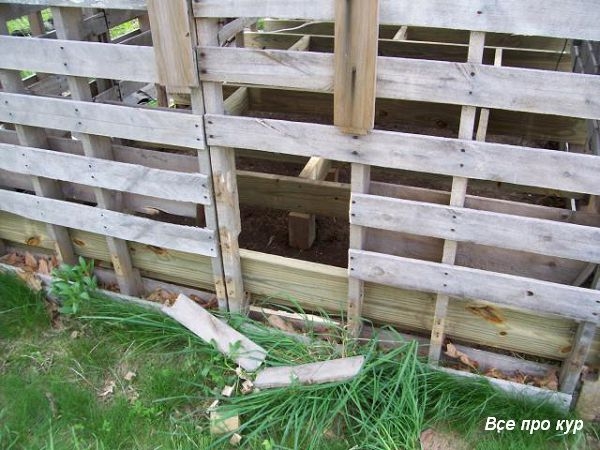 Большой курятник из целых поддонов своими руками Большой курятник из целых поддонов своими руками