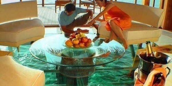 Стеклянный пол &ndash; изысканный дизайн вашего дома