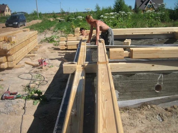 Как построить дом из бруса: технология + фотоотчет + видео Как построить дом из бруса: технология + фотоотчет + видео