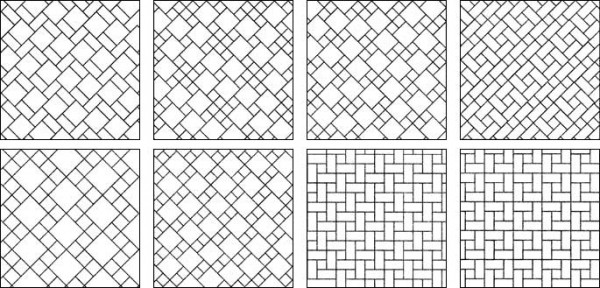 Напольная плитка: размеры от маленькой до большой