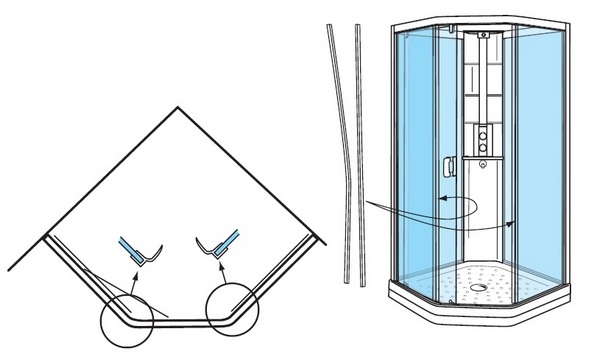 Уплотнитель для душевой кабины &mdash; предназначение, разновидности, правила установки