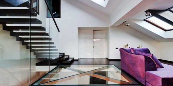 Стеклянный пол &ndash; изысканный дизайн вашего дома