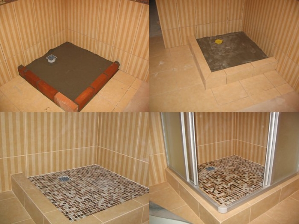 Как сделать душевой поддон своими руками