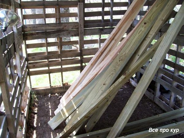 Большой курятник из целых поддонов своими руками Большой курятник из целых поддонов своими руками