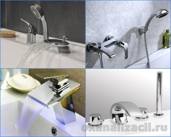 Виды гусаков для смесителя в ванной, их замена и ремонт