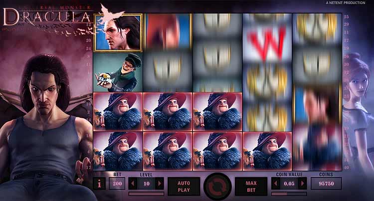 Купить Игровой автомат Дракула netent копия и скачать