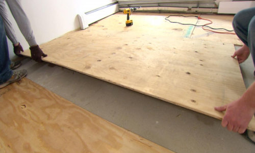 Что постелить под линолеум на деревянный пол Что постелить под линолеум на деревянный пол