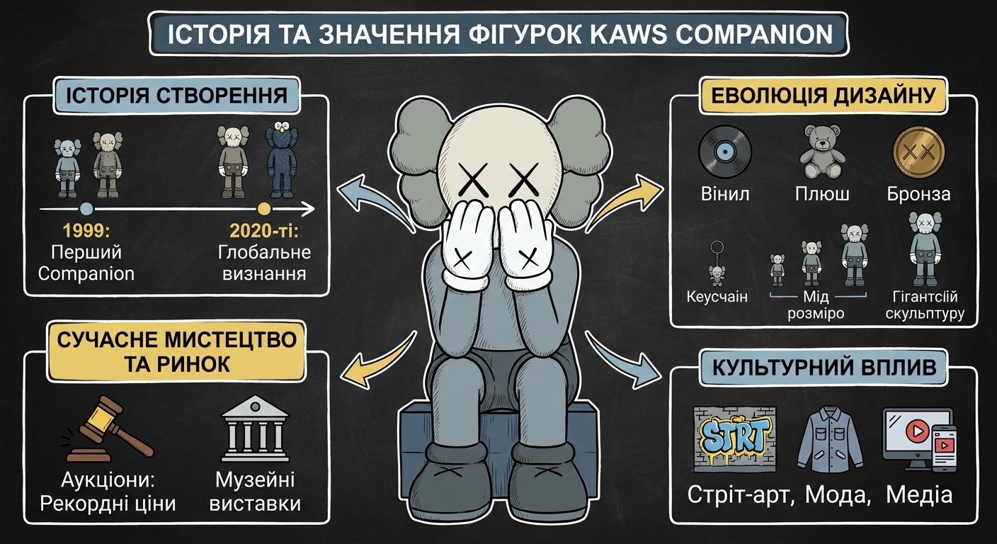 Історія та значення фігурок KAWS Companion як явища сучасного мистецтва